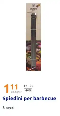 Action Spiedini per barbecue offerta