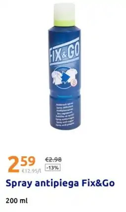 Action Spray antipiega Fix&Go offerta