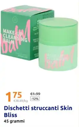 Action Dischetti struccanti Skin Bliss offerta