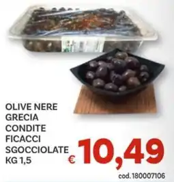 Vivo Supermercati Olive nere grecia condite ficacci sgocciolate offerta