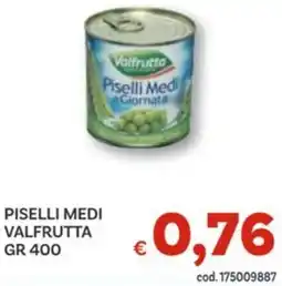 Vivo Supermercati Piselli medi VALFRUTTA offerta