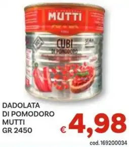 Vivo Supermercati Dadolata di pomodoro MUTTI offerta