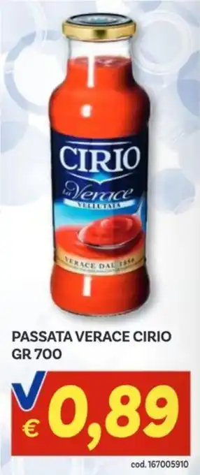 Vivo Supermercati Passata verace CIRIO offerta