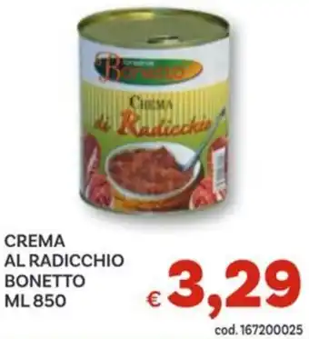 Vivo Supermercati Crema al radicchio BONETTO offerta