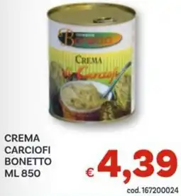 Vivo Supermercati Crema carciofi BONETTO offerta