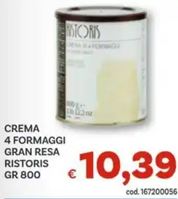 Vivo Supermercati Crema 4 formaggi gran resa RISTORIS offerta