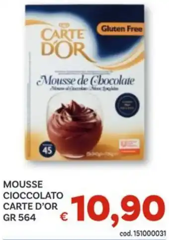 Vivo Supermercati Mousse cioccolato CARTE D'OR offerta