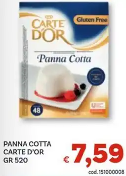 Vivo Supermercati Panna cotta CARTE D'OR offerta