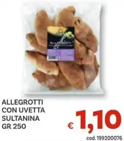 Vivo Supermercati Allegrotti con uvetta sultanina offerta