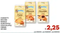 Vivo Supermercati Cornetti mulino bianco albicocca/ cioccolato/ crema offerta