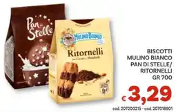 Vivo Supermercati Biscotti mulino bianco pan di stelle/ ritornelli offerta