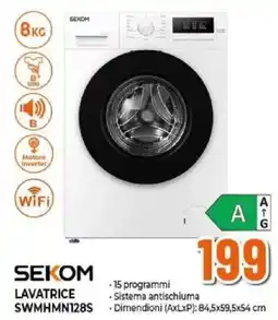 Expert SEKOM LAVATRICE SWMHMN128S offerta