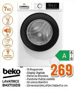 Expert beko LAVATRICE BMX7126DB offerta