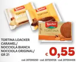 Vivo Supermercati Tortina loacker caramel/ nocciola bianca nocciola original/ offerta
