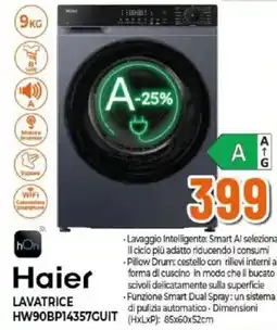 Expert Haier LAVATRICE HW90B14357GUIT offerta