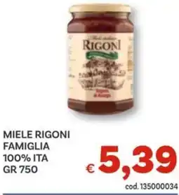 Vivo Supermercati Miele rigoni famiglia 100% ita offerta