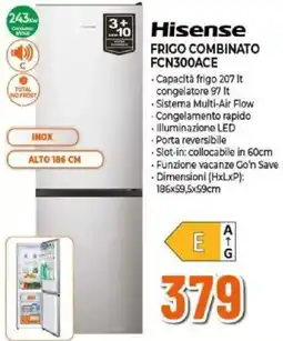 Expert Hisense FRIGO COMBINATO FCN300ACE offerta