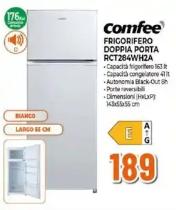 Expert Comfee FRIGORIFERO DOPPIA PORTA RCT284WH2A offerta