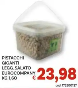 Vivo Supermercati Pistacchi giganti legg. salato EUROCOMPANY offerta