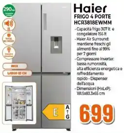 Expert Haier FRIGO 4 PORTE HCR3818EWMM offerta