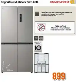 Expert LG Frigorifero Multidoor Slim 474L GMM41MSBEM offerta