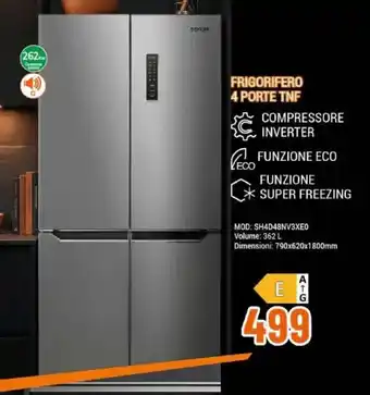 Sekom frigorifero 4 porte TNF