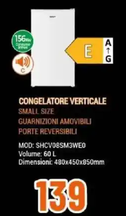 Expert Sekom congelatore verticale offerta