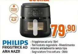 Expert PHILIPS FRIGGITRICE AD ARIA NA231 offerta