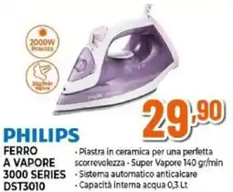 Expert PHILIPS FERRO A VAPORE 3000 SERIES DST3010 offerta