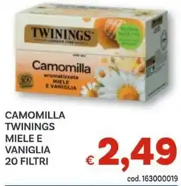 Vivo Supermercati Camomilla miele e vaniglia TWININGS offerta
