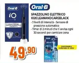 Expert Oral-b spazzolino elettrico IO2cleanandcareblack offerta