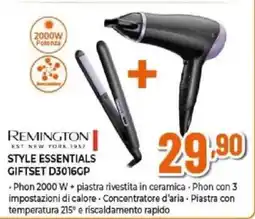 Expert Remington style essentials giftset D3016CP offerta