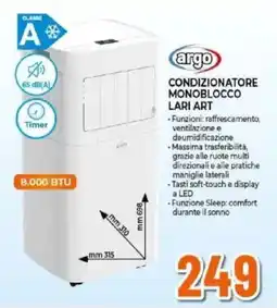 Expert Argo condizionatore monoblocco lari art offerta