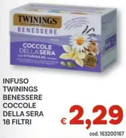 Vivo Supermercati Infuso twinings benessere coccole della sera offerta
