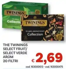 Vivo Supermercati The twinings select fruit/ select verde arom offerta