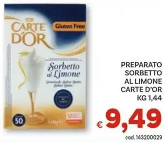 Vivo Supermercati Preparato sorbetto al limone CARTE D'OR offerta