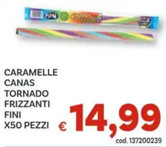Vivo Supermercati Caramelle canas tornado frizzanti FINI offerta