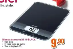 Expert beurer Bilancia da cucina KS 19 black offerta