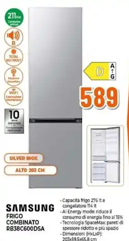 Expert SAMSUNG FRIGO COMBINATO RB38C600DSA offerta