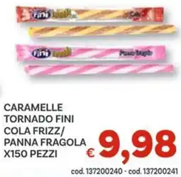Vivo Supermercati Caramelle tornado fini cola frizz/ panna fragola offerta