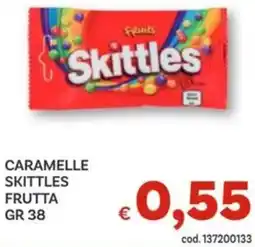 Vivo Supermercati Caramelle skittles frutta offerta