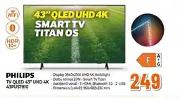 Expert PHILIPS TV QLED 43" UHD 4K 43PUS7810 offerta