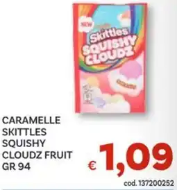 Vivo Supermercati Caramelle skittles squishy cloudz fruit offerta