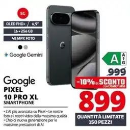 Comet Google PIXEL 10 PRO XL SMARTPHONE offerta