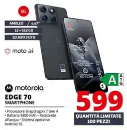 Comet motorola EDGE 70 SMARTPHONE offerta