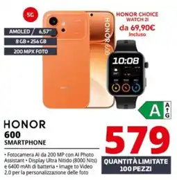 Comet HONOR 600 SMARTPHONE offerta