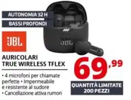 Comet Jbl auricolari true wireless tflex offerta