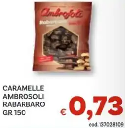 Vivo Supermercati Caramelle ambrosoli rabarbaro offerta