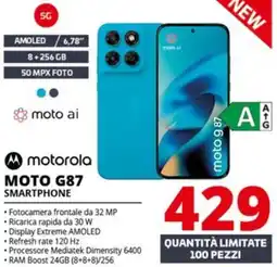 Comet motorola MOTO G87 SMARTPHONE offerta