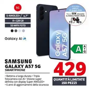 Comet SAMSUNG GALAXY A57 5G SMARTPHONE offerta